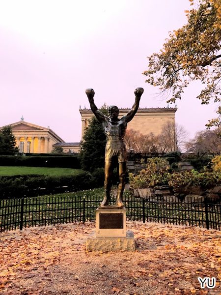 費城景點-藝術博物館-洛基雕像