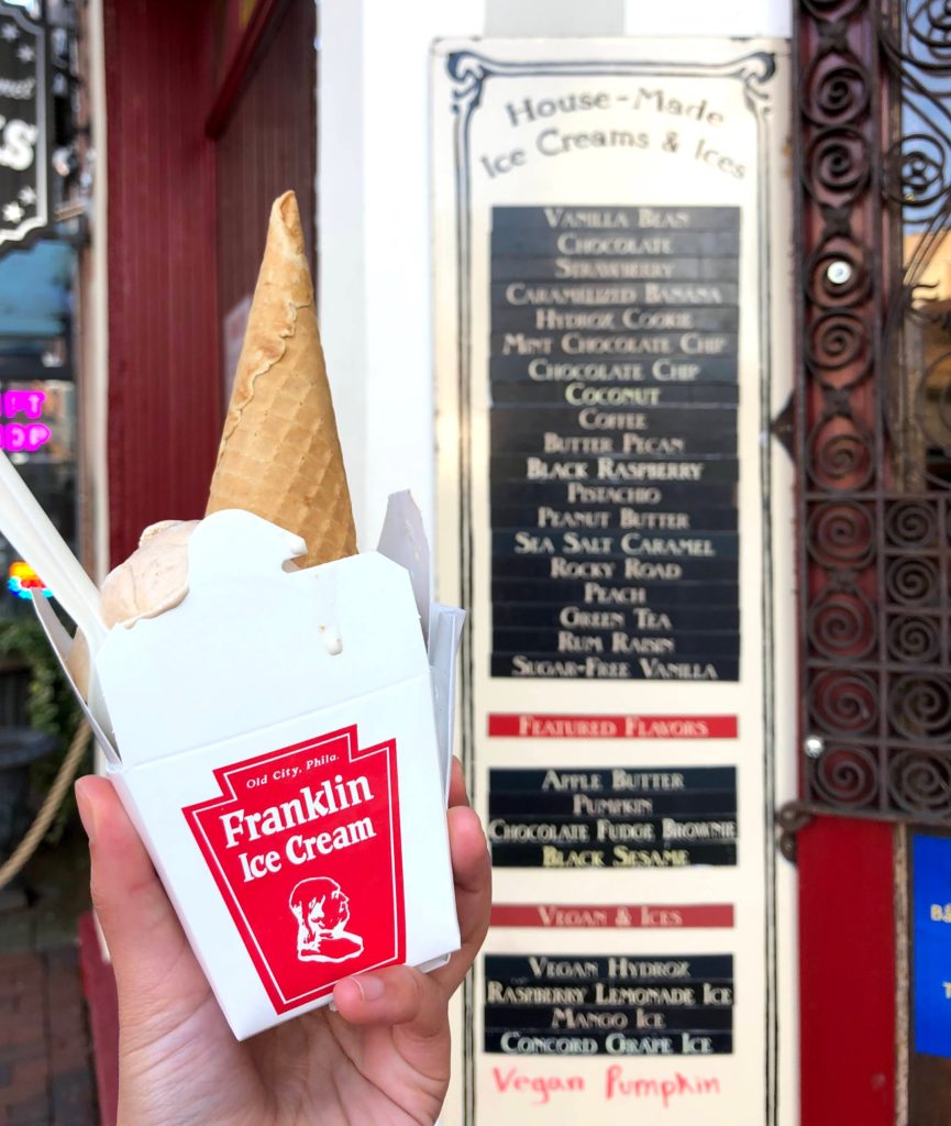 費城美食 - Franklin Ice Cream - flavor