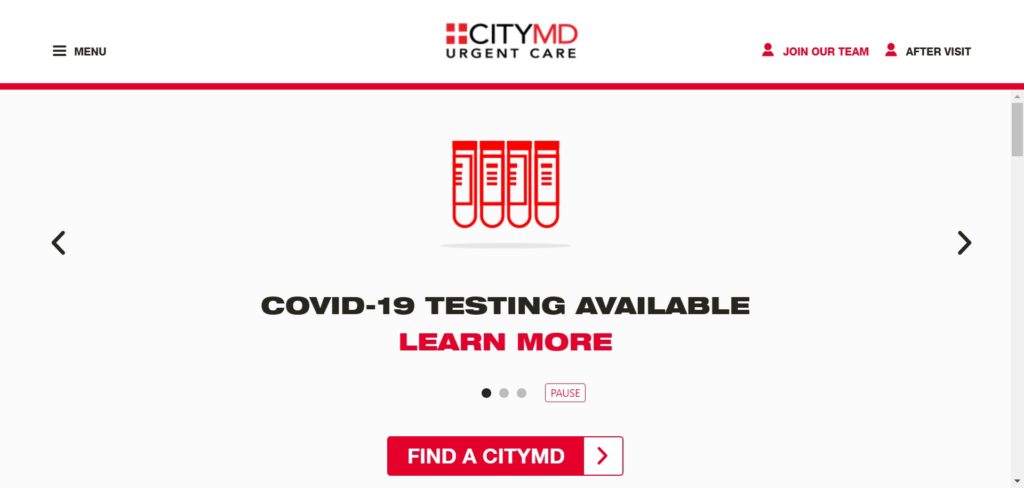 紐約免費covid19核酸檢測-CityMD covid-19 testing